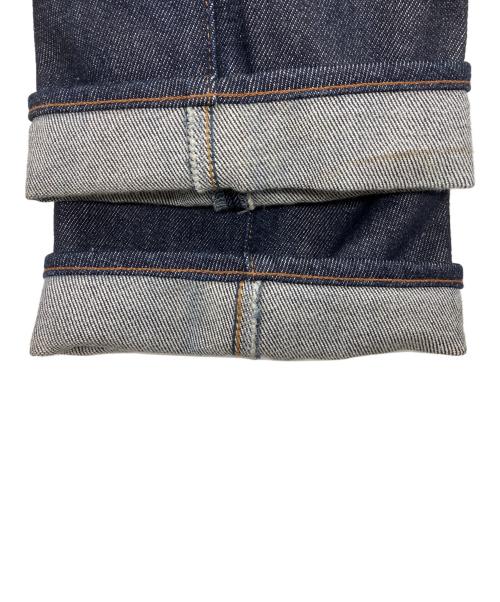 児島ジーンズ（コジマジーンズ）児島ジーンズ (コジマジーンズ) ダイヤステッチ ダブルニーストレート インディゴ サイズ:106cm（W42）の古着・服飾アイテム