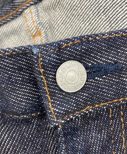 児島ジーンズ（コジマジーンズ）児島ジーンズ (コジマジーンズ) ダイヤステッチ ダブルニーストレート インディゴ サイズ:106cm（W42）の古着・服飾アイテム