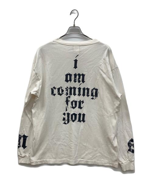 SAINT MICHAEL（セントマイケル）SAINT MICHAEL (セントマイケル) LS TEE SM ロングスリーブTシャツ ホワイト サイズ:XLの古着・服飾アイテム