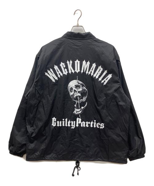 WACKO MARIA（ワコマリア）WACKO MARIA (ワコマリア) 56 TATTOO STUDIO (56 タトゥースタジオ) COACH JACKET コラボコーチジャケット ブラック サイズ:XLの古着・服飾アイテム
