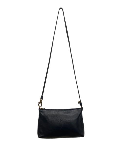 IL BISONTE（イル ビゾンテ）IL BISONTE (イル ビゾンテ) ショルダーバッグ ブラックの古着・服飾アイテム