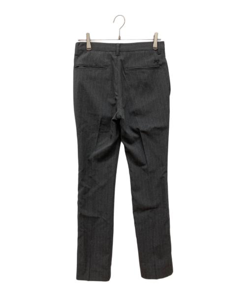 RUDE GALLERY（ルードギャラリー）RUDE GALLERY (ルードギャラリー) ストライプテーパードスラックス グレー サイズ:2の古着・服飾アイテム