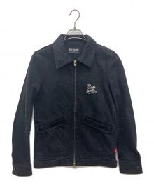 RUDE GALLERY（ルードギャラリー）の古着「ブラックデニムワークジャケット」｜ブラック