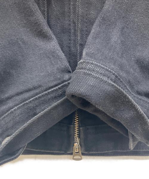 RUDE GALLERY（ルードギャラリー）RUDE GALLERY (ルードギャラリー) ブラックデニムワークジャケット ブラック サイズ:3の古着・服飾アイテム