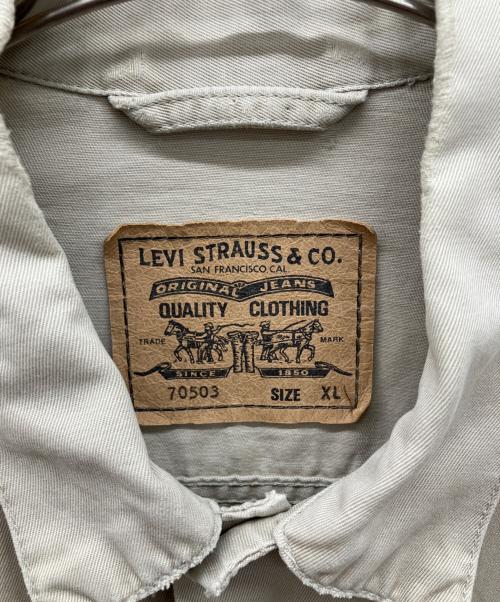 LEVI'S（リーバイス）LEVI'S (リーバイス) 70503 トラッカージャケット デニムジャケット　Gジャン ベージュ サイズ:XLの古着・服飾アイテム