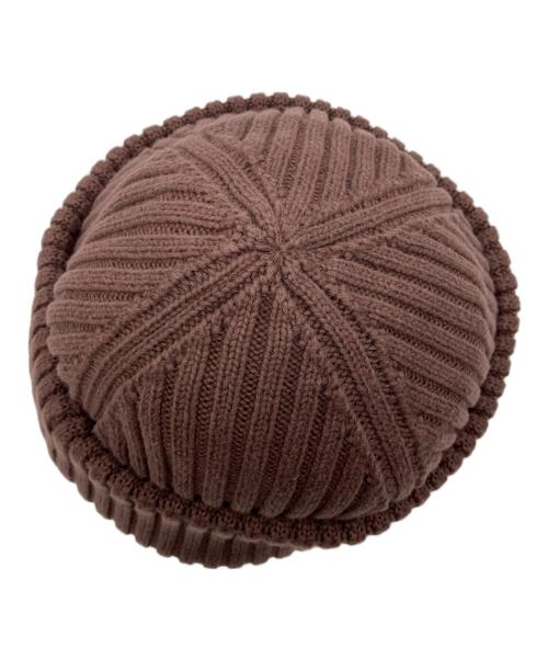 FRED PERRY（フレッドペリー）FRED PERRY (フレッドペリー) ニット帽 ブラウンの古着・服飾アイテム