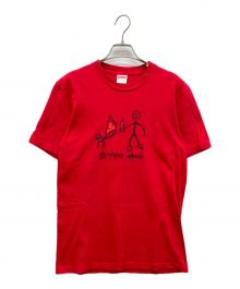 SUPREME（シュプリーム）の古着「Spitfire Cat Tee（（スピットファイア キャッツ　ティー）」｜レッド