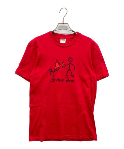SUPREME（シュプリーム）SUPREME (シュプリーム) Spitfire Cat Tee（（スピットファイア キャッツ　ティー） レッド サイズ:Ｓの古着・服飾アイテム
