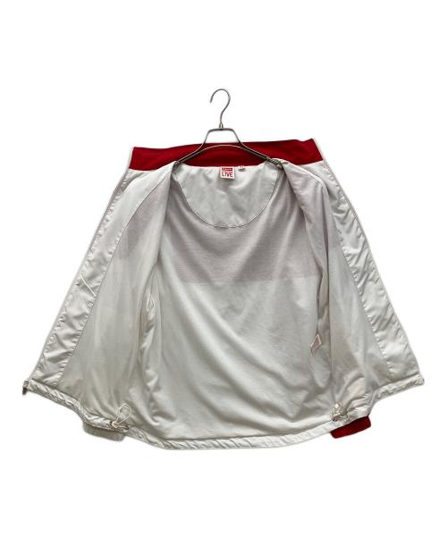 SUPREME（シュプリーム）SUPREME (シュプリーム) LACOSTE LIVE (ラコステライブ) Track Jacket バイカラーナイロンジャケット レッド×ホワイト サイズ:FR48　USｓの古着・服飾アイテム