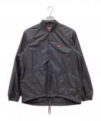 NANGAナンガ）の古着「リブカラーコーチジャケット」｜ブラック