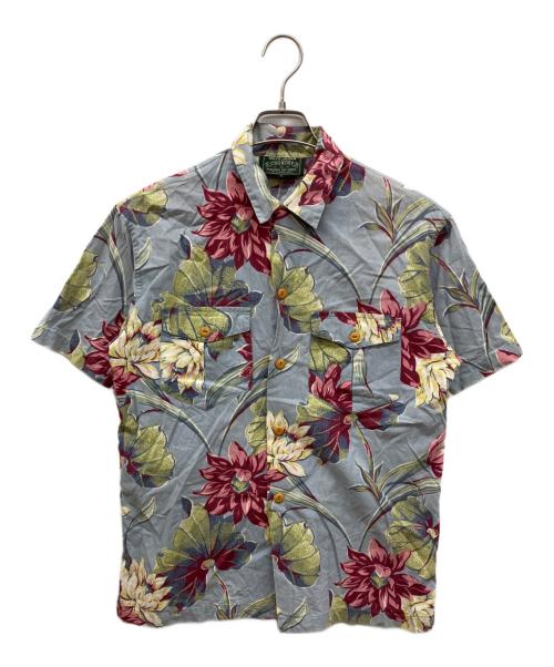 POLO COUNTRY（ポロカントリー）POLO COUNTRY (ポロカントリー) アロハシャツ ブルー サイズ:9の古着・服飾アイテム