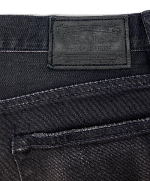 POLO RALPH LAUREN（ポロ・ラルフローレン）POLO RALPH LAUREN (ポロ・ラルフローレン) SULLIVAN SLIM　ブラックデニムパンツ ブラック サイズ:Ｗ30×Ｗ30の古着・服飾アイテム