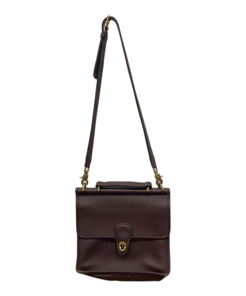 COACH（コーチ）COACH (コーチ) OLD COACH ターンロックショルダーバッグ ブラウンの古着・服飾アイテム