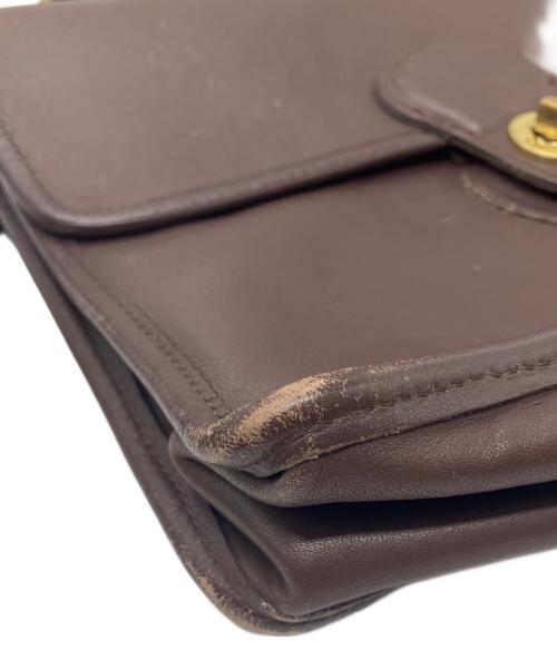 COACH（コーチ）COACH (コーチ) OLD COACH ターンロックショルダーバッグ ブラウンの古着・服飾アイテム