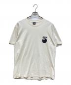 stussyステューシー）の古着「バックプリントTシャツ」｜ホワイト