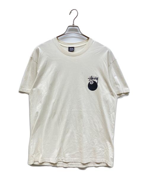 stussy（ステューシー）stussy (ステューシー) バックプリントTシャツ ホワイト サイズ:XLの古着・服飾アイテム