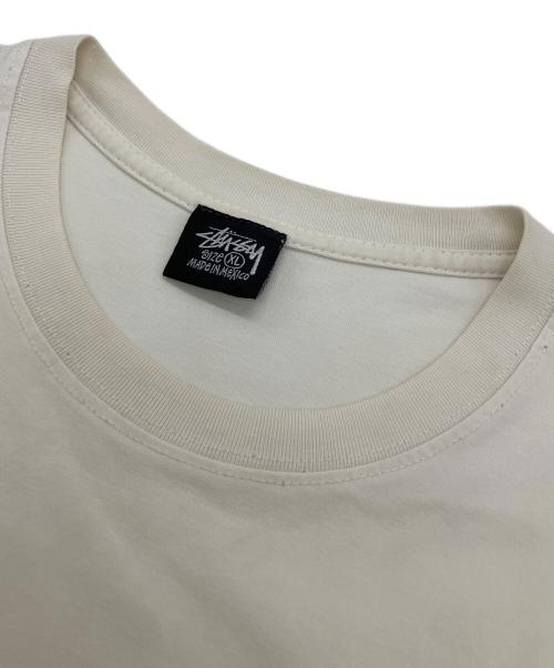 stussy（ステューシー）stussy (ステューシー) バックプリントTシャツ ホワイト サイズ:XLの古着・服飾アイテム