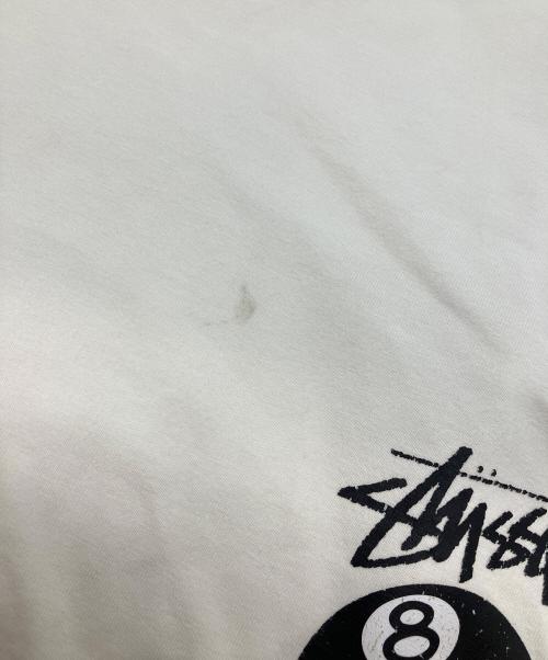 stussy（ステューシー）stussy (ステューシー) バックプリントTシャツ ホワイト サイズ:XLの古着・服飾アイテム
