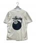 stussy (ステューシー) バックプリントTシャツ ホワイト サイズ:XL：5000円