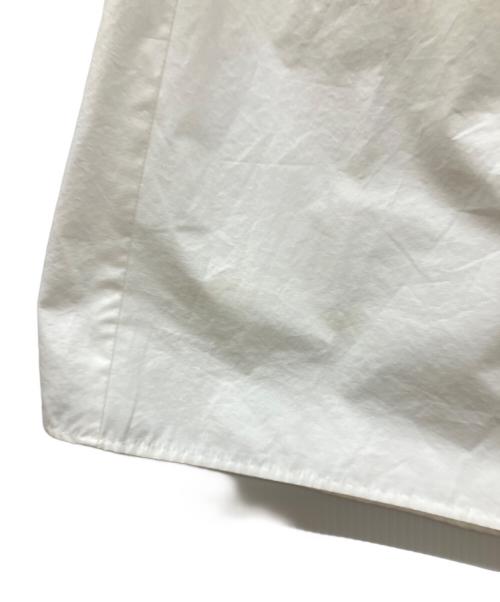 MACPHEE（マカフィー）MACPHEE (マカフィー) クリスピータフタ ギャザーロングスカート ホワイト サイズ:34の古着・服飾アイテム