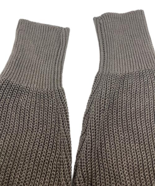 1er Arrondissement（プルミエ アロンディスモン）1er Arrondissement (プルミエ アロンディスモン) 畦リネンリラックスカーディガン グレー サイズ:FREEの古着・服飾アイテム