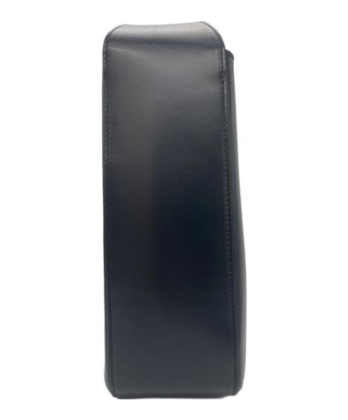 ZANCHETTI（ザンケッティー）ZANCHETTI (ザンケッティー) トートバッグ AMLETO HOBO アムレット ホーボー　ハンドバッグ レザー ブラックの古着・服飾アイテム