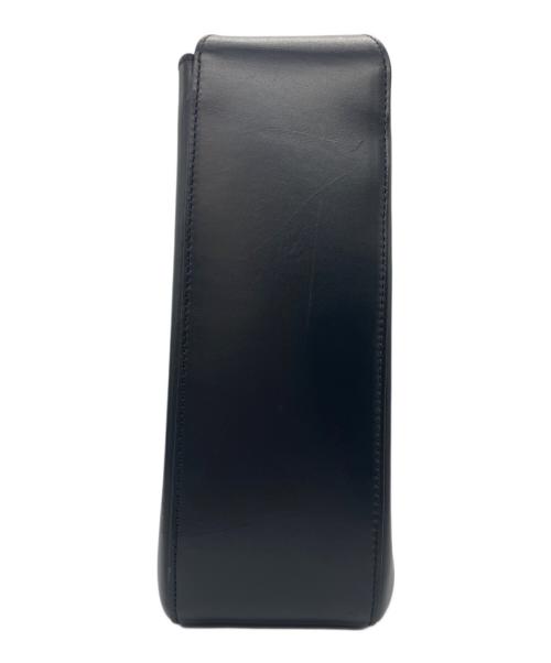 ZANCHETTI（ザンケッティー）ZANCHETTI (ザンケッティー) トートバッグ AMLETO HOBO アムレット ホーボー　ハンドバッグ レザー ブラックの古着・服飾アイテム