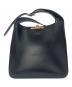 ZANCHETTI (ザンケッティー) トートバッグ AMLETO HOBO アムレット ホーボー　ハンドバッグ レザー ブラック：45000円