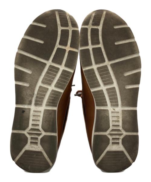 the last conspiracy（ザラストコンスピラシー）the last conspiracy (ザラストコンスピラシー) Denham (デンハム) コラボレザーミドルカットスニーカー ブラウン サイズ:41の古着・服飾アイテム