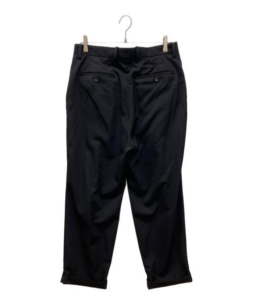 stein（シュタイン）stein (シュタイン) 2タックウールトラウザーパンツ ブラック サイズ:Lの古着・服飾アイテム