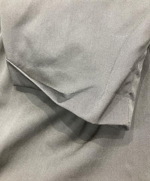 stein（シュタイン）stein (シュタイン) 2タックウールトラウザーパンツ ブラック サイズ:Lの古着・服飾アイテム