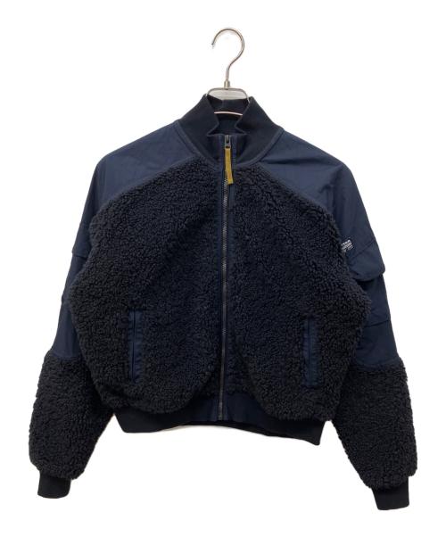 G-STAR RAW（ジースターロゥ）G-STAR RAW (ジースターロゥ) Teddy Bomber Zip Through Sweater ネイビー サイズ:Ｓの古着・服飾アイテム