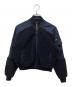 G-STAR RAW（ジースターロゥ）の古着「Teddy Bomber Zip Through Sweater」｜ネイビー