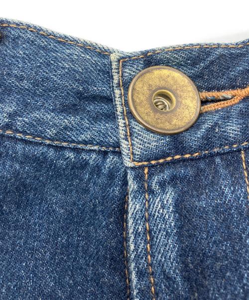 Maison MIHARA YASUHIRO（メゾン ミハラ ヤスヒロ）Maison MIHARA YASUHIRO (メゾン ミハラ ヤスヒロ) Denim Skater shorts インディゴ サイズ:46の古着・服飾アイテム