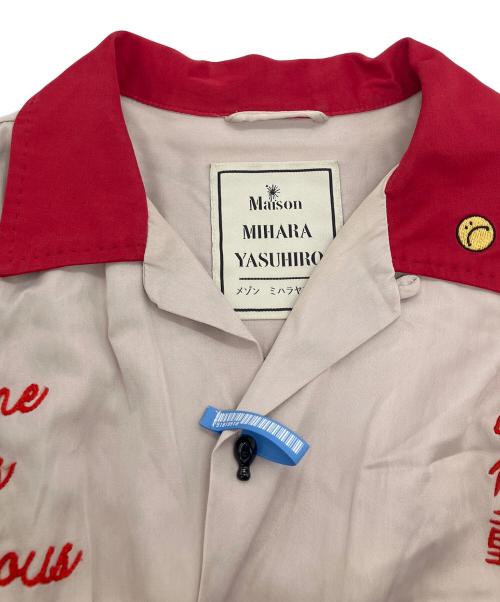 Maison MIHARA YASUHIRO（メゾン ミハラ ヤスヒロ）Maison MIHARA YASUHIRO (メゾン ミハラ ヤスヒロ) bowling half sleeve shirts ベージュ サイズ:46の古着・服飾アイテム