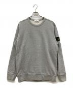 STONE ISLANDストーンアイランド）の古着「ワッペン付　クルーネックスウェット」｜グレー