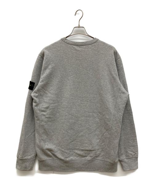 STONE ISLAND（ストーンアイランド）STONE ISLAND (ストーンアイランド) ワッペン付　クルーネックスウェット グレー サイズ:XXLの古着・服飾アイテム