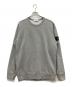 STONE ISLAND（ストーンアイランド）の古着「ワッペン付　クルーネックスウェット」｜グレー