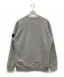 STONE ISLAND (ストーンアイランド) ワッペン付　クルーネックスウェット グレー サイズ:XXL：20000円
