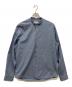 JIL SANDER（ジルサンダー）の古着「バンドカラーシャツ」｜ブルー