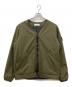 STONE ISLAND（ストーンアイランド）の古着「NO COLLAR JACKET」｜カーキ