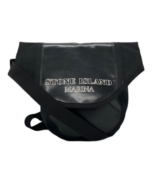 STONE ISLAND（ストーンアイランド）STONE ISLAND (ストーンアイランド) ショルダーバッグ ブラックの古着・服飾アイテム