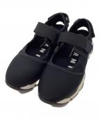 MARNIマルニ）の古着「ベルクロスニーカー　SNZU000630」｜ブラック