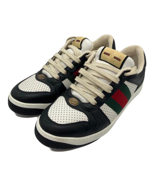 GUCCI（グッチ）GUCCI (グッチ) SCREENER　スクリーナー　ローカットスニーカー ホワイト サイズ:7の古着・服飾アイテム