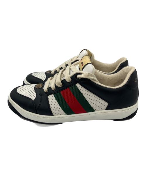 GUCCI（グッチ）GUCCI (グッチ) SCREENER　スクリーナー　ローカットスニーカー ホワイト サイズ:7の古着・服飾アイテム