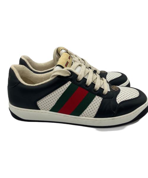GUCCI（グッチ）GUCCI (グッチ) SCREENER　スクリーナー　ローカットスニーカー ホワイト サイズ:7の古着・服飾アイテム