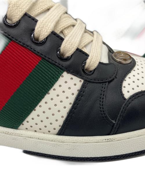 GUCCI（グッチ）GUCCI (グッチ) SCREENER　スクリーナー　ローカットスニーカー ホワイト サイズ:7の古着・服飾アイテム