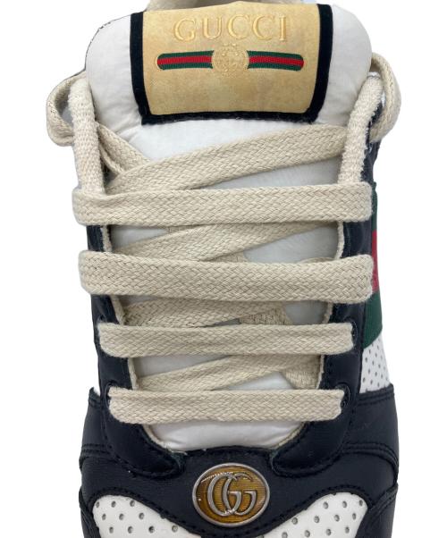 GUCCI（グッチ）GUCCI (グッチ) SCREENER　スクリーナー　ローカットスニーカー ホワイト サイズ:7の古着・服飾アイテム