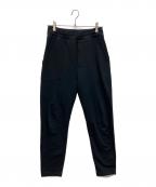 PRADAプラダ）の古着「ラバーロゴスウェットイージーパンツ　SJP295」｜ブラック