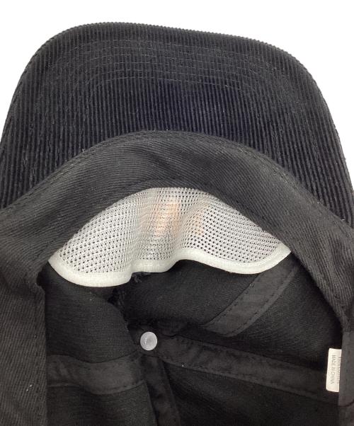 HWY（ハイウェイ）HWY (ハイウェイ) コーデュロイキャップ　6パネルキャップ ブラックの古着・服飾アイテム